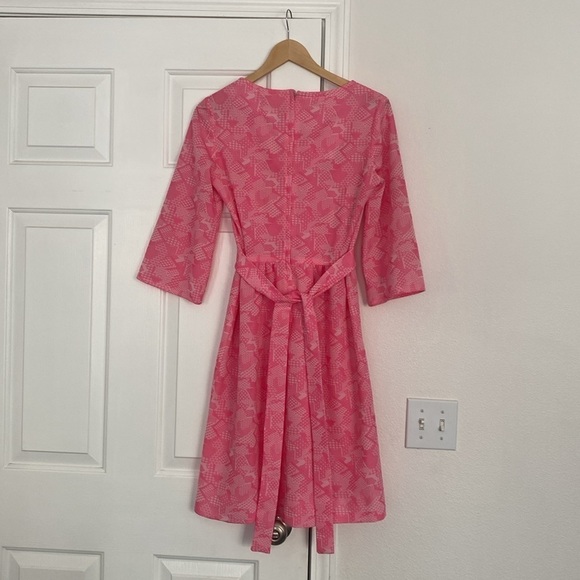 Motto Bay LTD vintage pink midi dress, size small. - Picture 3 of 14